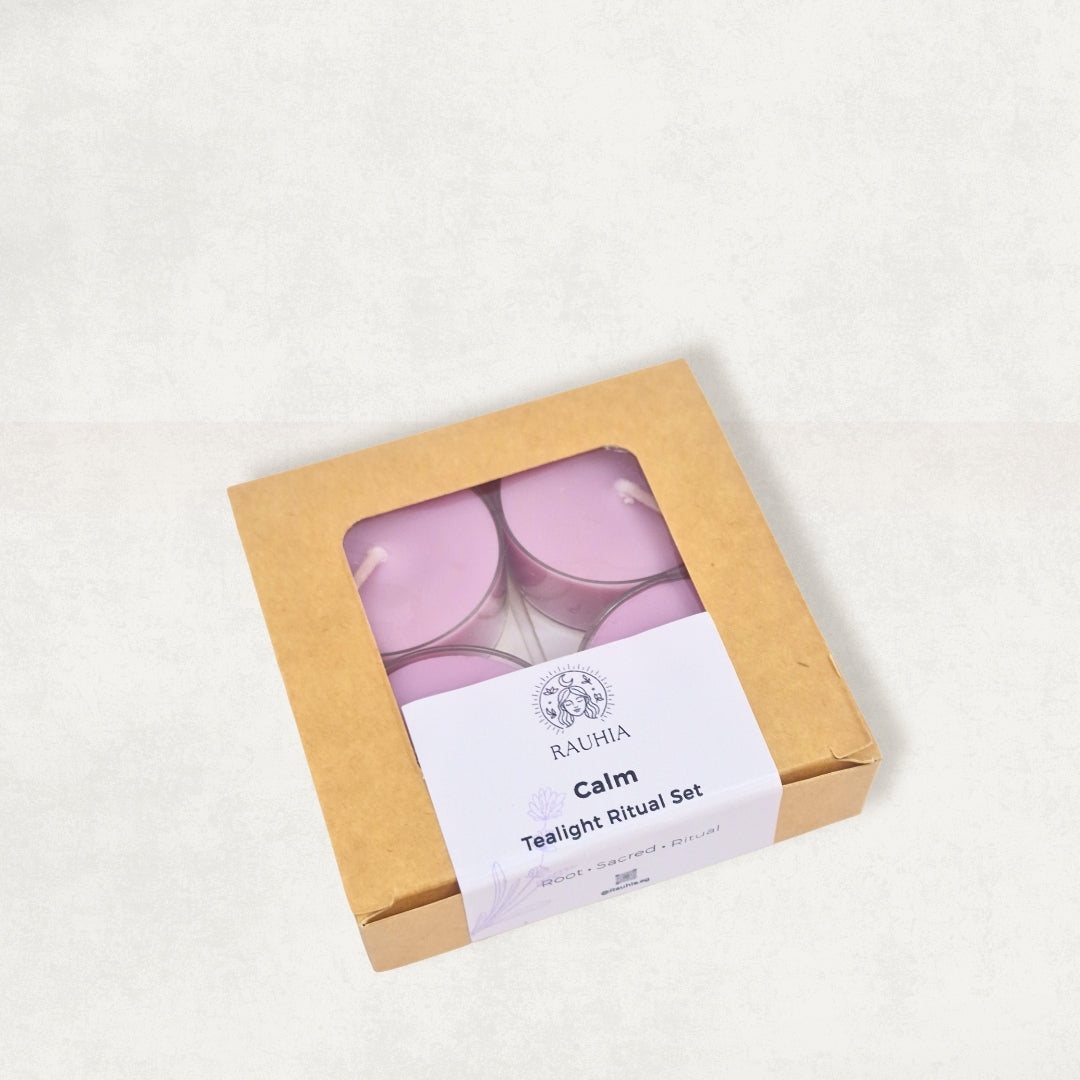 Rauhia Calm scented tealights with lavender and vanilla