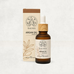 Rauhia Argan Oil 30ml bottle for skin scalp and hair ends