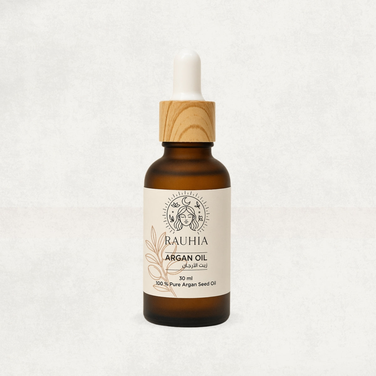 Rauhia Argan Oil 30ml bottle for skin scalp and hair ends