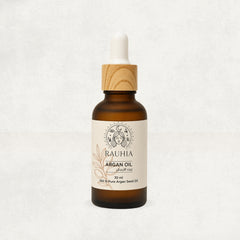 Rauhia Argan Oil 30ml bottle for skin scalp and hair ends