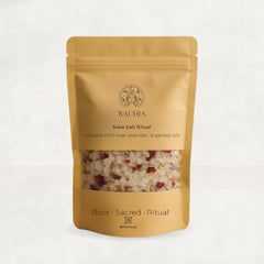 Siwa salt bath soak with rose lavender and calendula