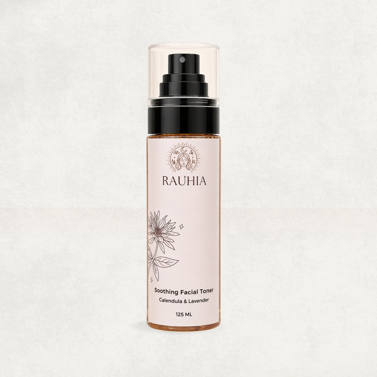 Rauhia Calendula and Lavender face toner bottle