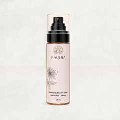 Rauhia Calendula and Lavender face toner bottle