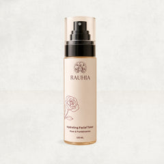 Rauhia Rose and Frankincense face toner bottle